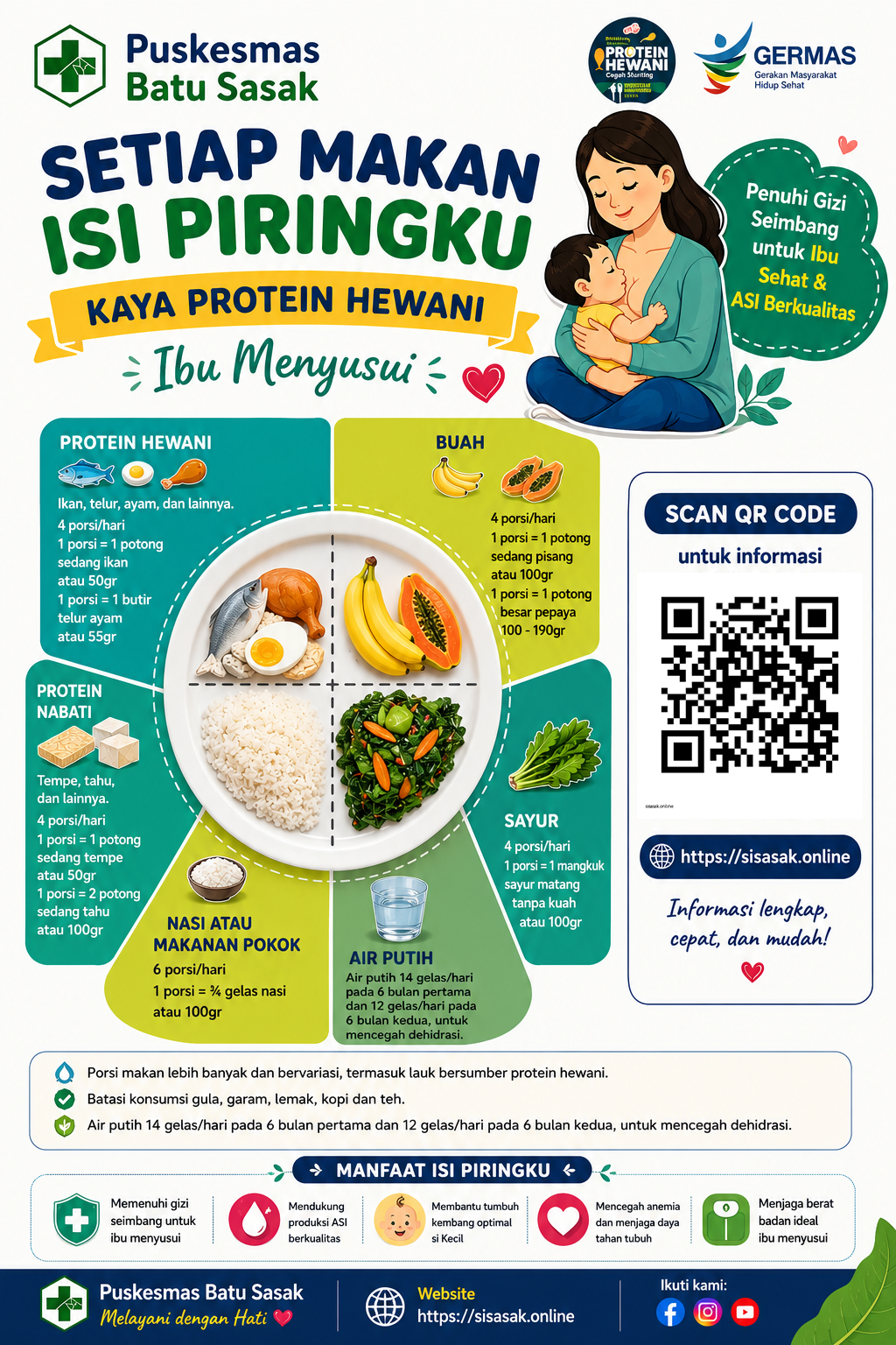 Isi Piringku untuk Ibu Menyusui